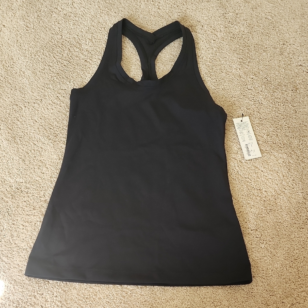 Black Racerback Tank Top